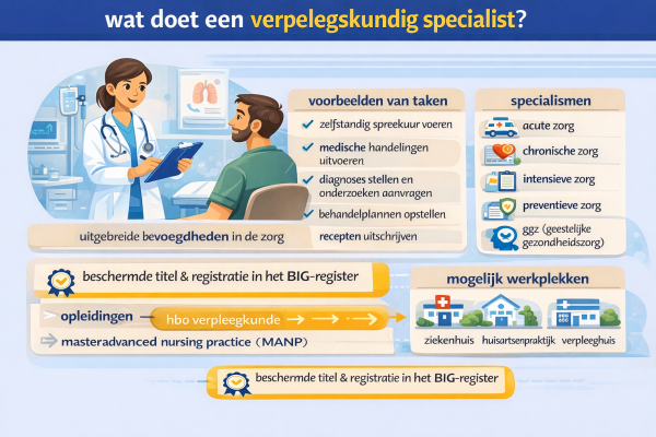 Wat doet een verpleegkundig specialist